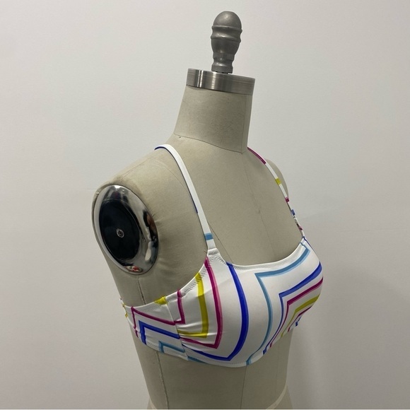 Women’s Light Lift Square Neck Bralette Bikini Top Shade & Shore™ Multi Size 34B - Picture 2 of 11